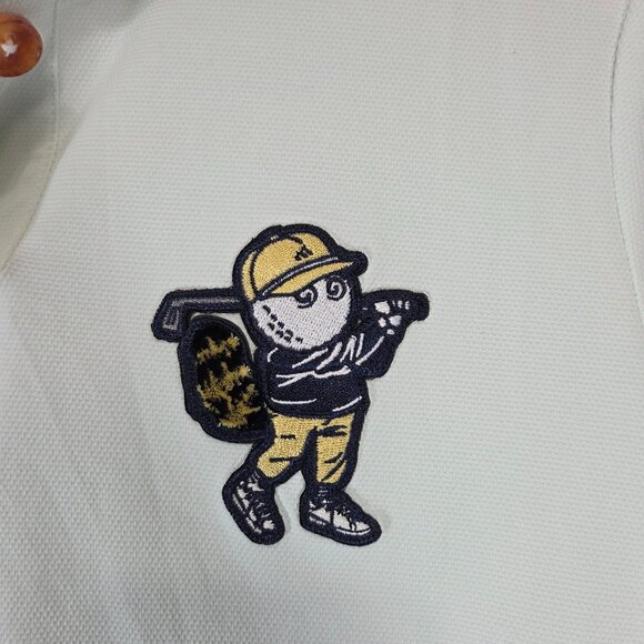 NWT adidas x Malbon Golf Polo Shirt in Crystal Jade - Picture 5 of 10